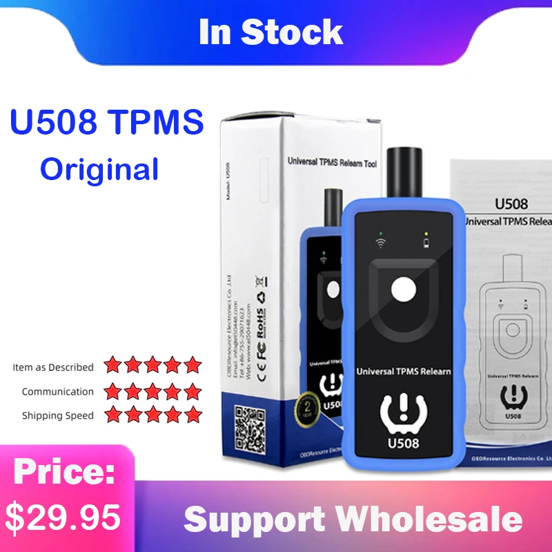 EL50448 Universal Car Tire Pressure Monitor Sensor TPMS Relearn Tool Ford BMW U508 Diagnostic Tire Pressure Reset Device