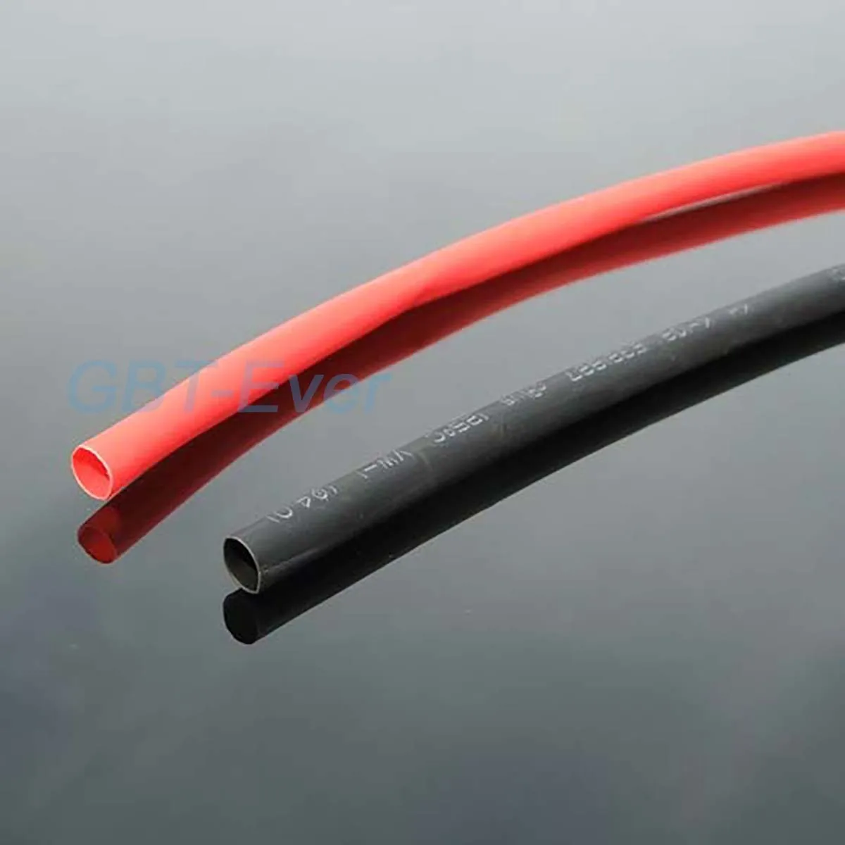 1 Meter 1/2/3/4/5/6/8mm Black/Red Heat-shrink Tubing Thermoresistant Tube Heat Shrink Wrapping Cable Insulation Sleeving