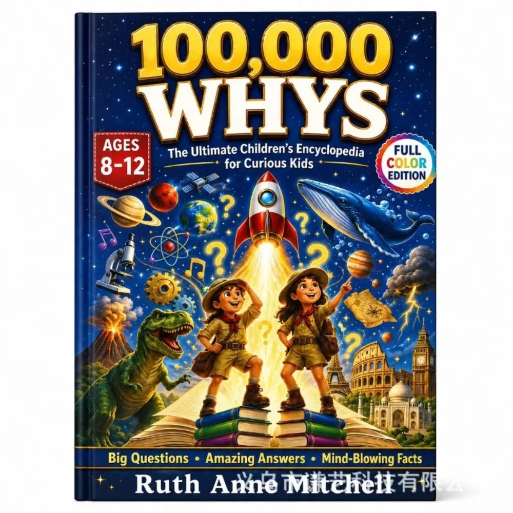 100,000 Whys The Ultimate Children’s Encyclopedia Full Color Educational Science Book for Curious Kids Ages 8-12