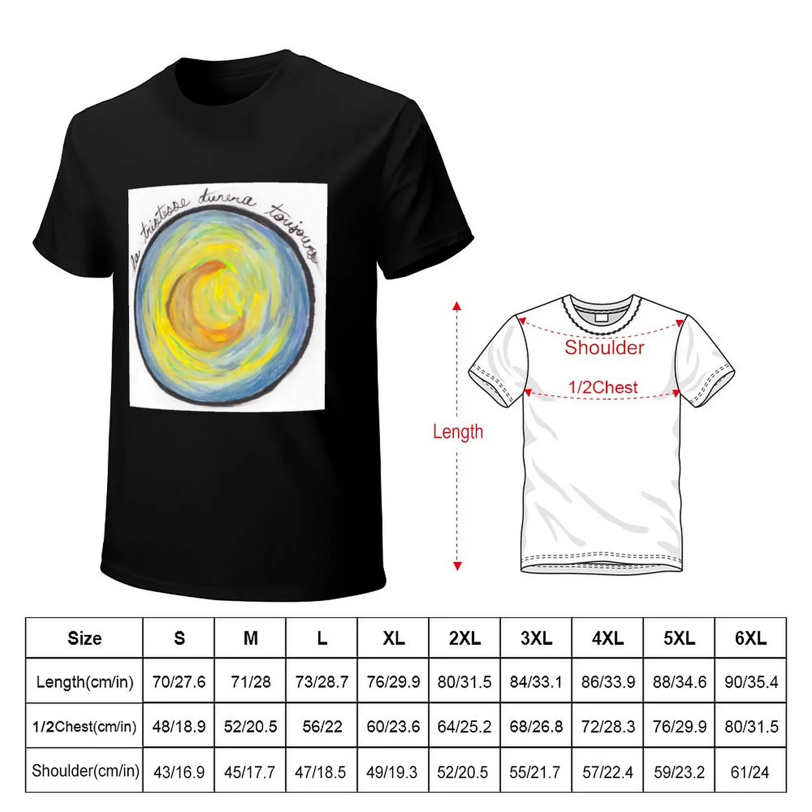 The Sadness Will Last Forever T-Shirt Heavy Duty Casual Work Tee
