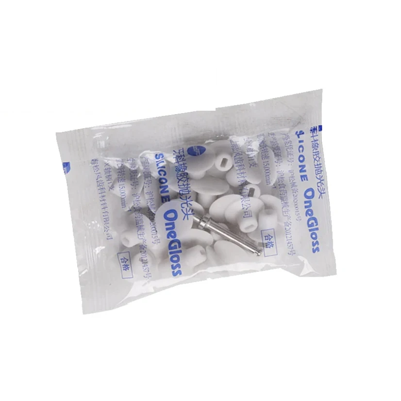 SHOFU OneGloss 25pcs/box Dental Silicone Polishing Head with Hand PN0171 Dentistry Finishing &Granding System Polishing Tips