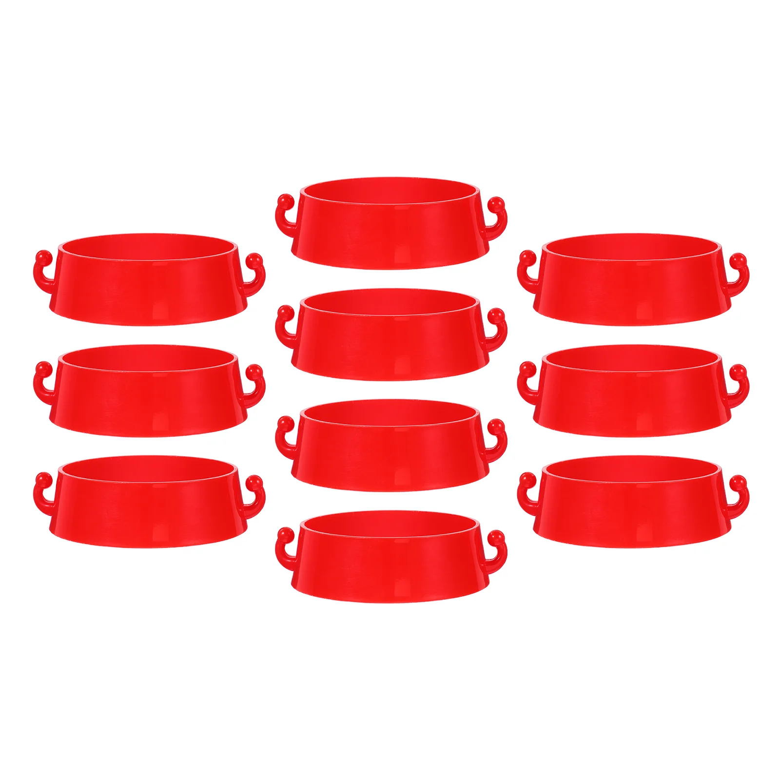 

10Pcs Road Cone Chain Connector Plastic Ring Safety Chain Parking Barrier Construction Use Parking Barrier