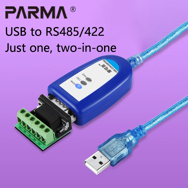 

USB to 485/422 converter communication cable module notebook computer UBS serial port cable RS485RS232 interface RS422 adapter