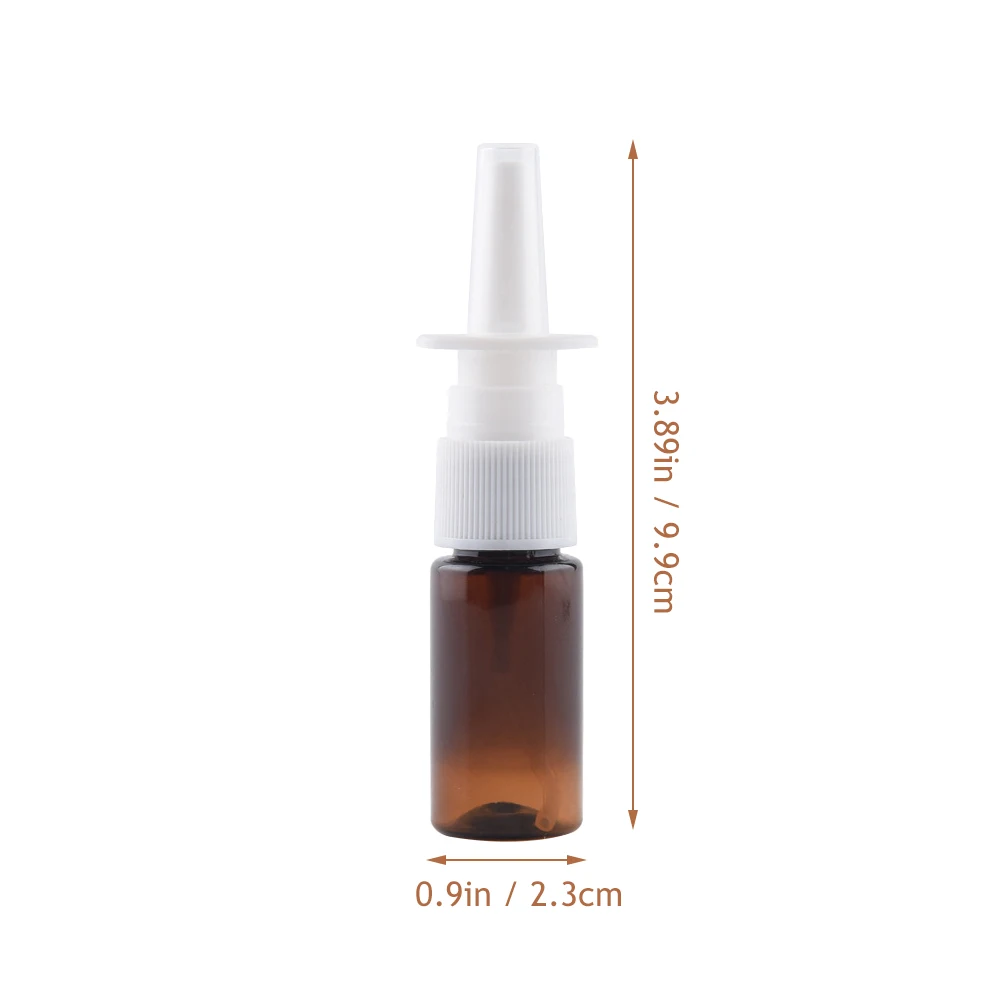 10pcs Nasal Spray Bottle Protable Refillable Fine Mist Sprayer Atomizers Bottle Liquid Container Empty Nasal Sprayer With Funnel