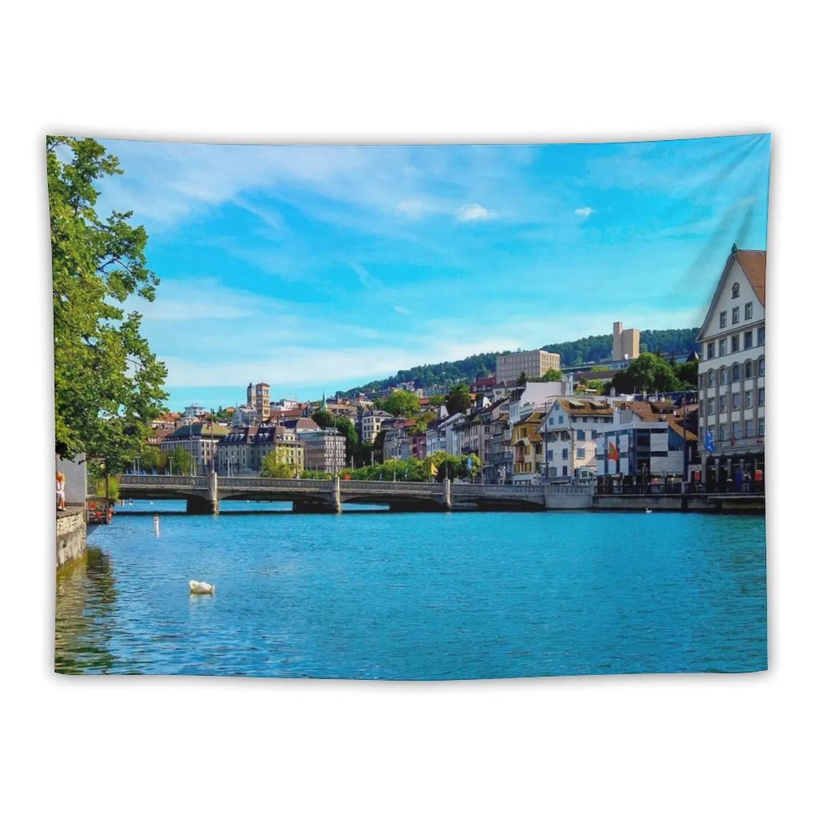 

Simply Zurich Tapestry Home Decor Aesthetic Hanging Wall Tapestry