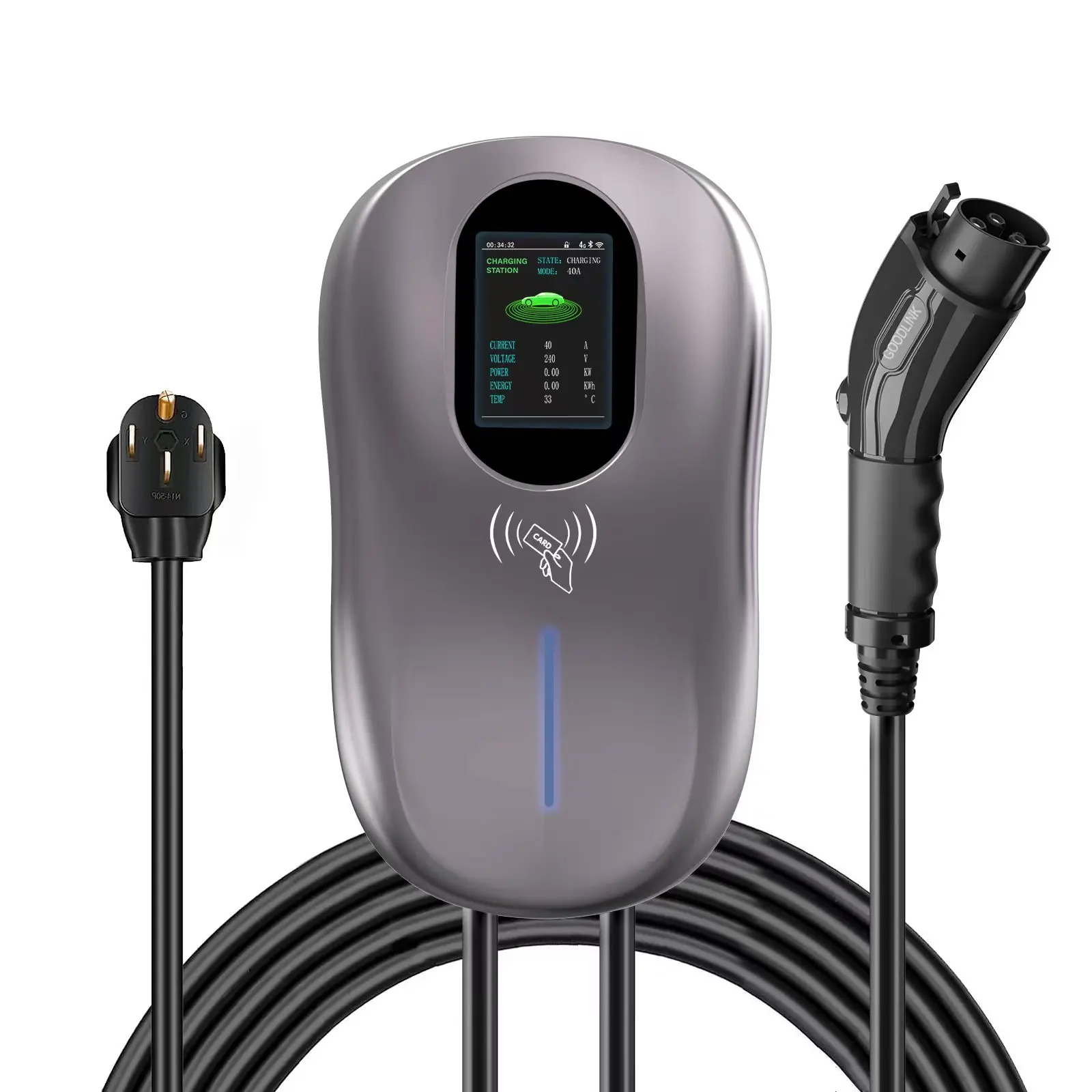 electric 40A charger for EV charging stations ac EV charger electric vehicle charging station
