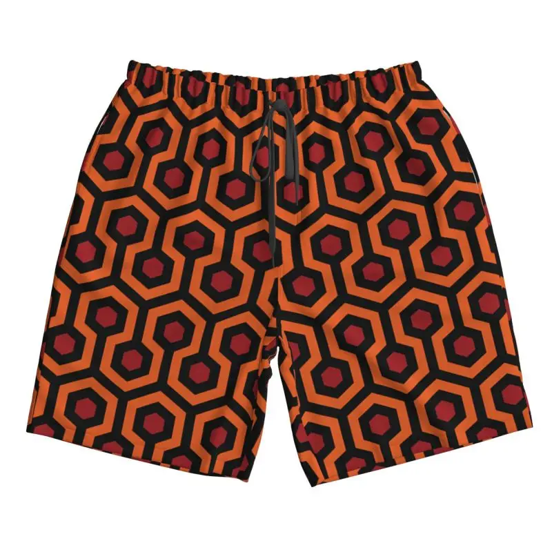 The Shining Overlook Hotel Summer Cool Flat Corner Shorts Sports Outdoor Street Stretch Shorts Beach Shorts Street