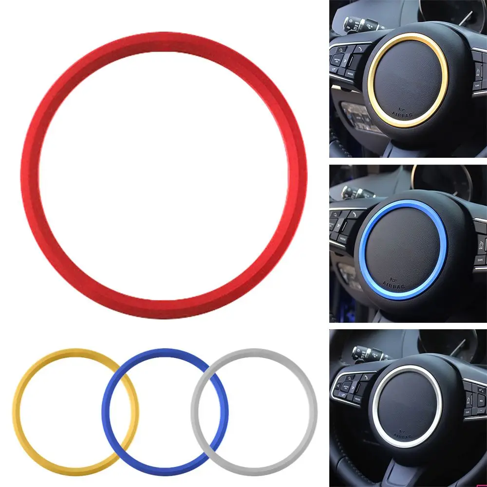 Tone Car Steering Wheel Ring Cover Trim for Jaguar XF XE F-PACE 2015-2020