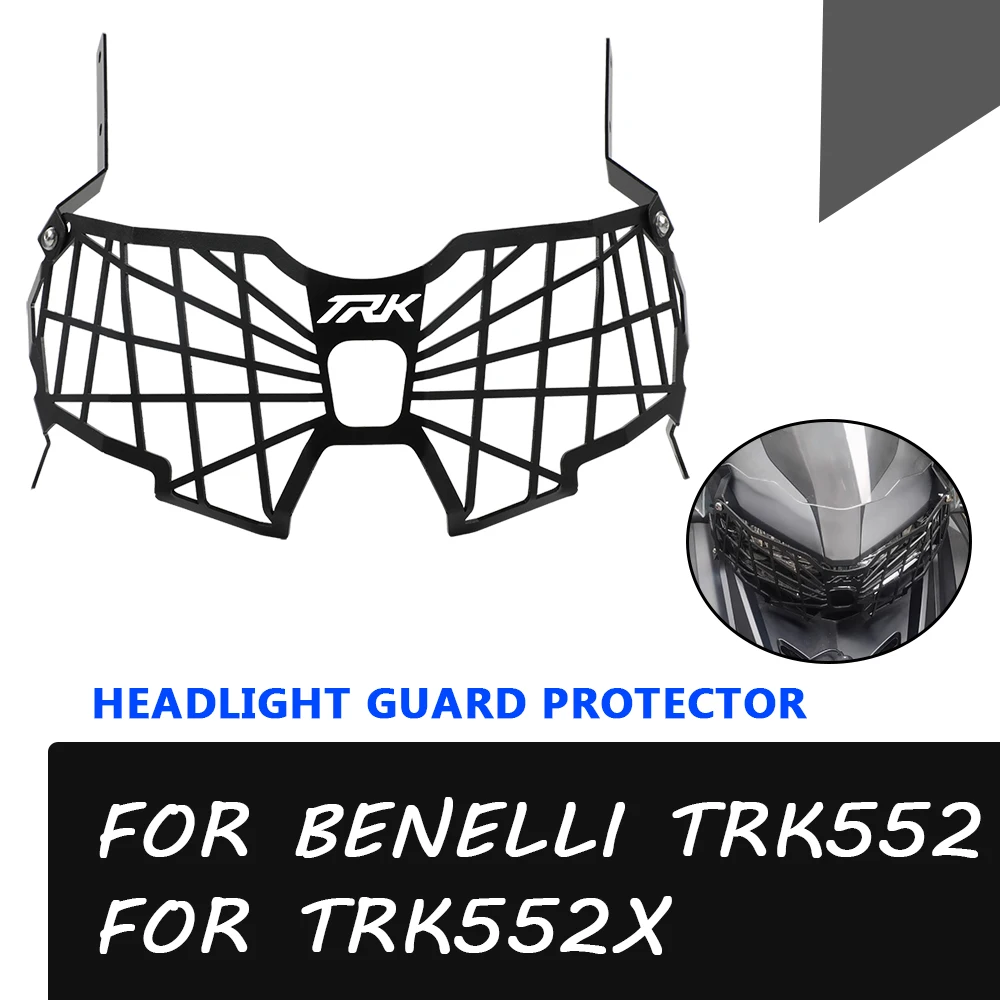 

Motorcycle Accessories Headlight Guard Grill Grille Protection Mesh For Benelli TRK552X TRK552 X TRK 552X 552 X 2023 2024 Parts