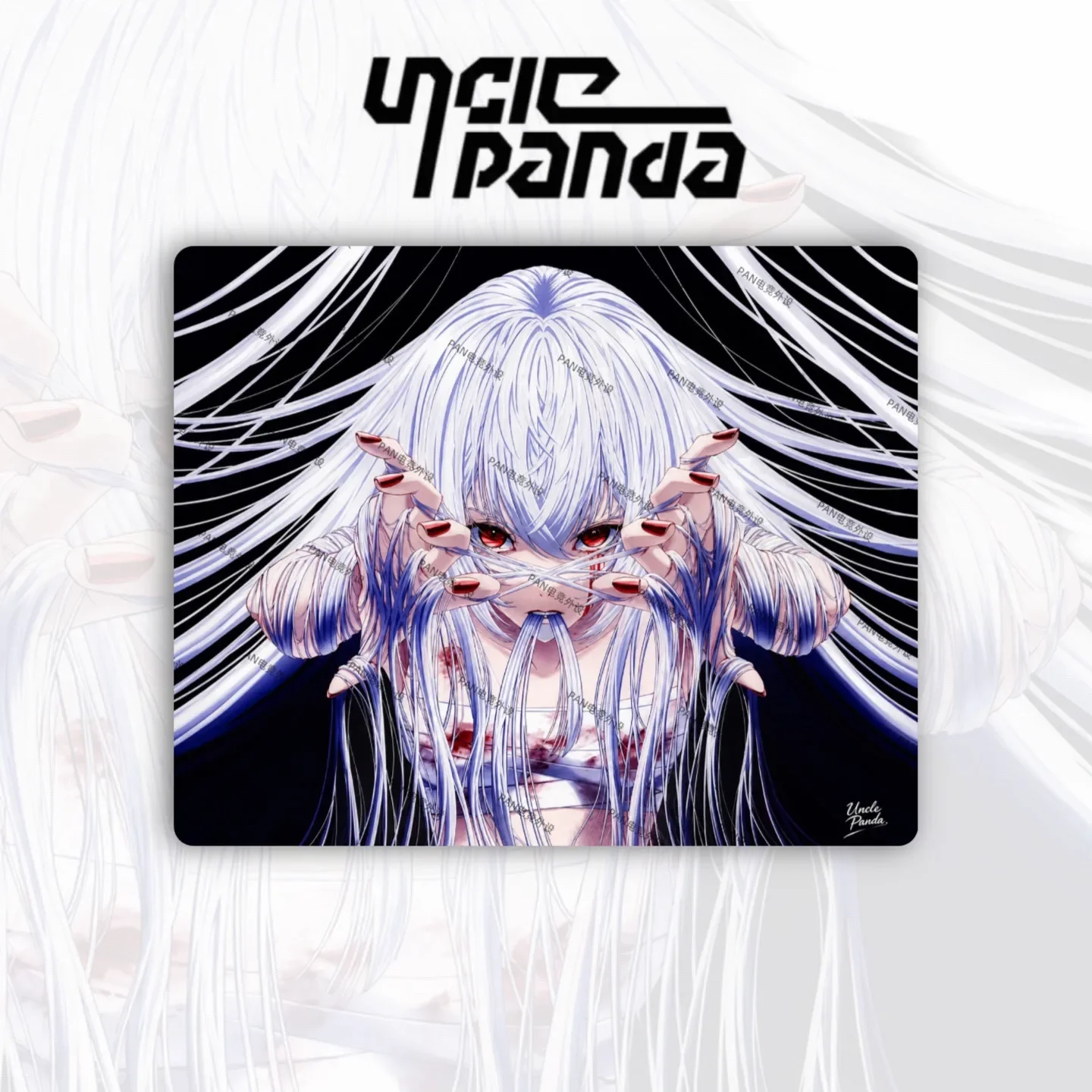 New Uncle Panda CJ Limited Tempered Glass Mouse Pad 490x420mm Large Gaming Desk Mouse Mat for FPS Esports PC Gamer Accessory