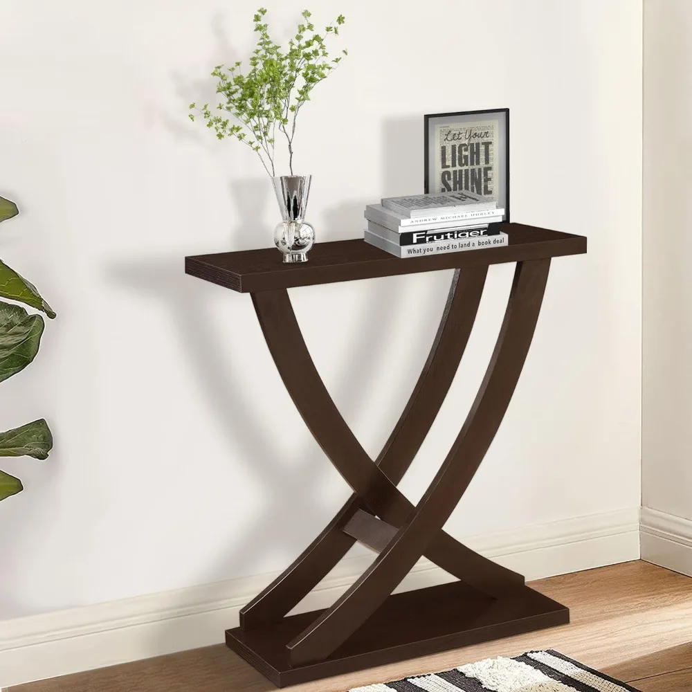 

Небольшой консольный столик, столик в прихожей в деревенском стиле с изогнутыми ножками, деревянный диван-стол с узким акцентом для прихожей, входа