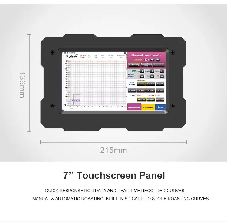 300g-1200g Kaleido Sniper M10 PRO Macchina per torrefazione del caffè Torrefazione per caffè Sniper M6 Pro Casa elettrica in acciaio inossidabile 220 22,5 kg