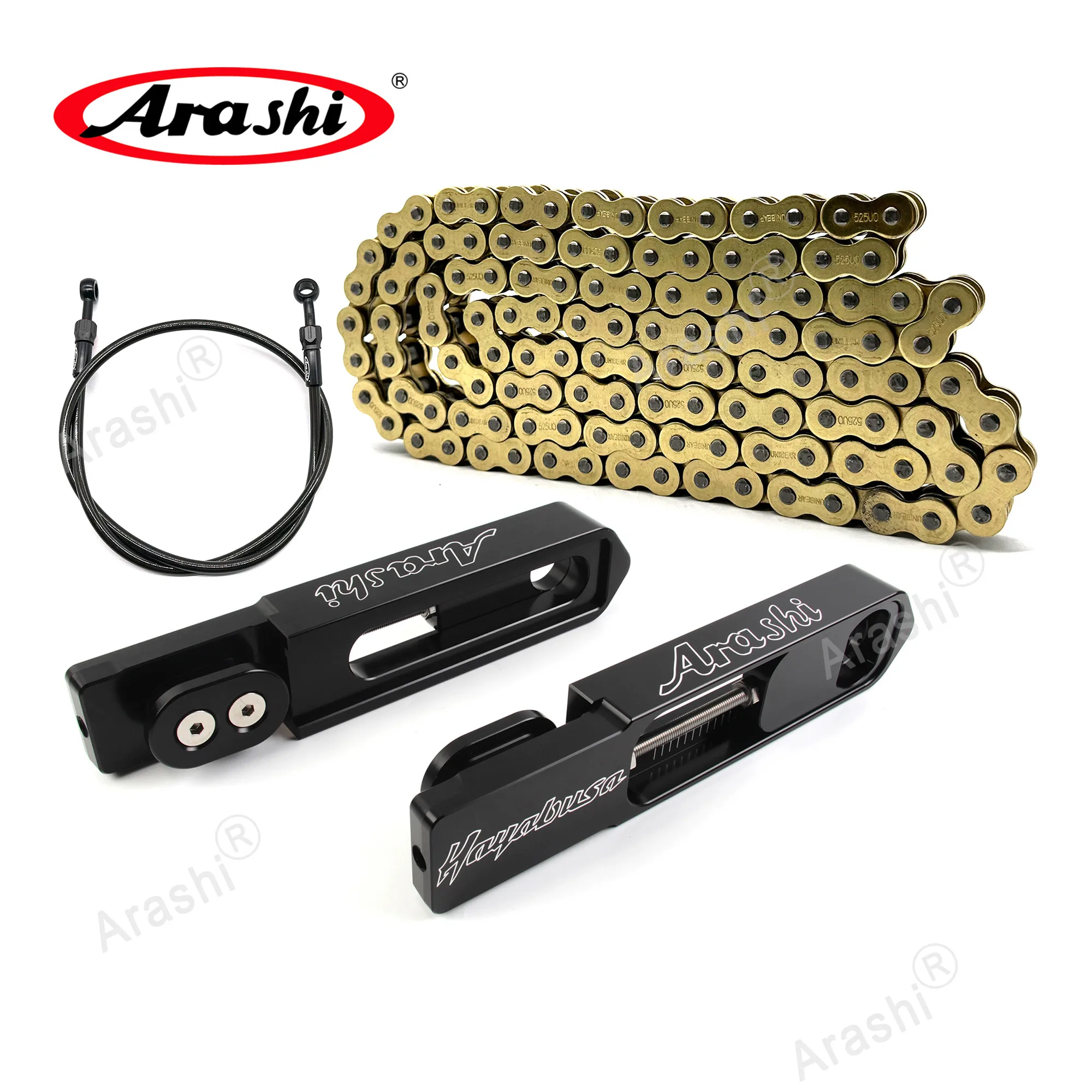 Arashi Extension Kit 530 O-ring Chain For SUZUKI HAYABUSA Gen 1 2 3 GSXR1300 1999-2024 GSX-R 1300 1999 2000 2001 2002 2003 2004