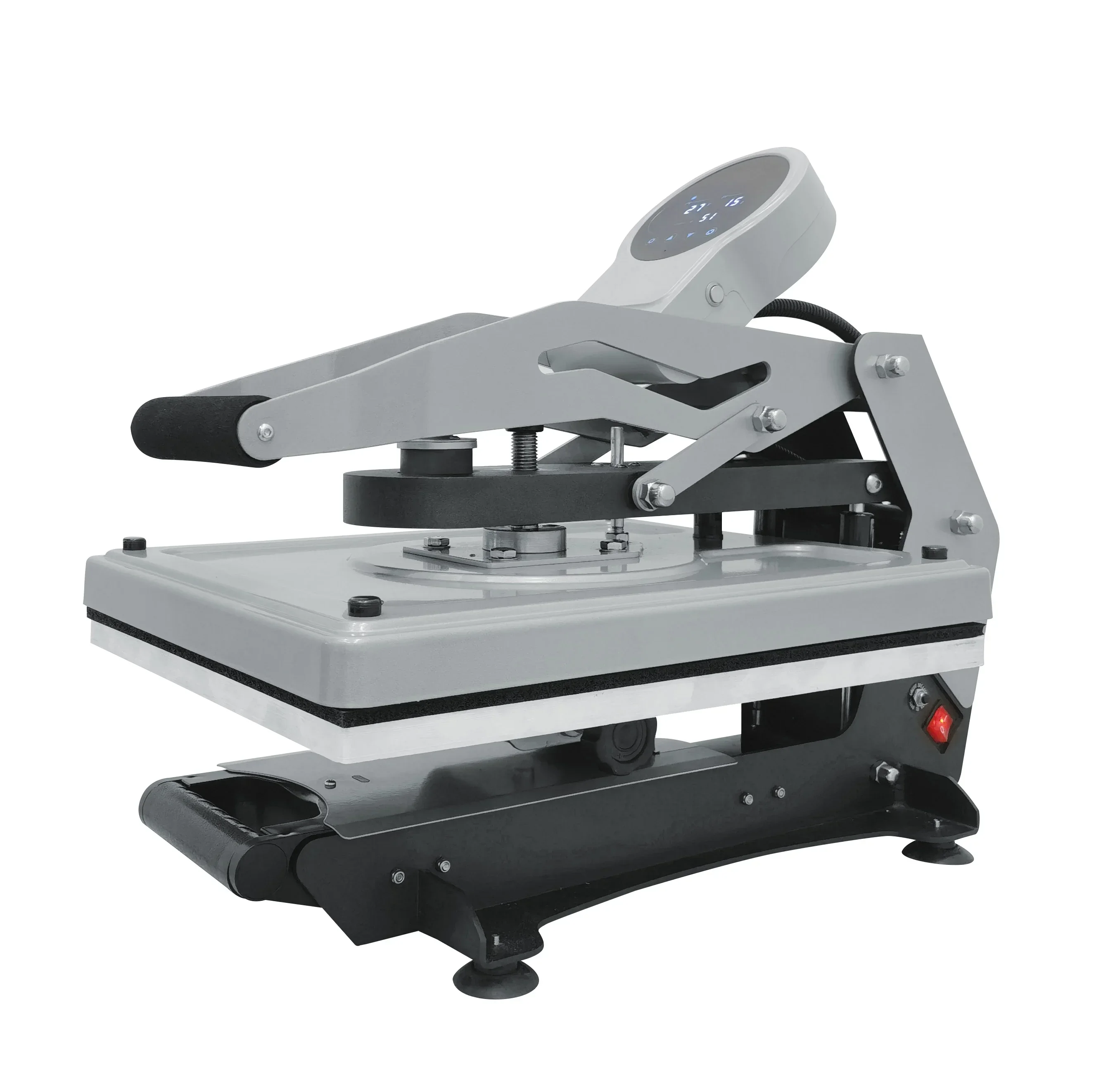 Upgraded 40x50cm Semi-Automatic Flat T-Shirt Heat Transfer Machine with DTF Film and Infrared Auxiliary Positioning