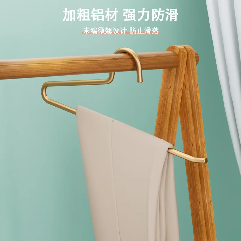 5 قطع من رف السراويل على شكل حرف Z من سبائك الألومنيوم، شماعة السراويل المنزلية، مشبك السراويل المضاد للانزلاق، رف السراويل على شكل أوزة #4