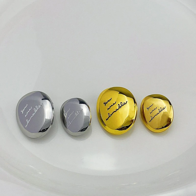 18/23MM Metal High Quality Fashion Buttons Of Clothing Wholesale 6Pcs Gold Silver Color Decor Shank Button Sewing Accessories