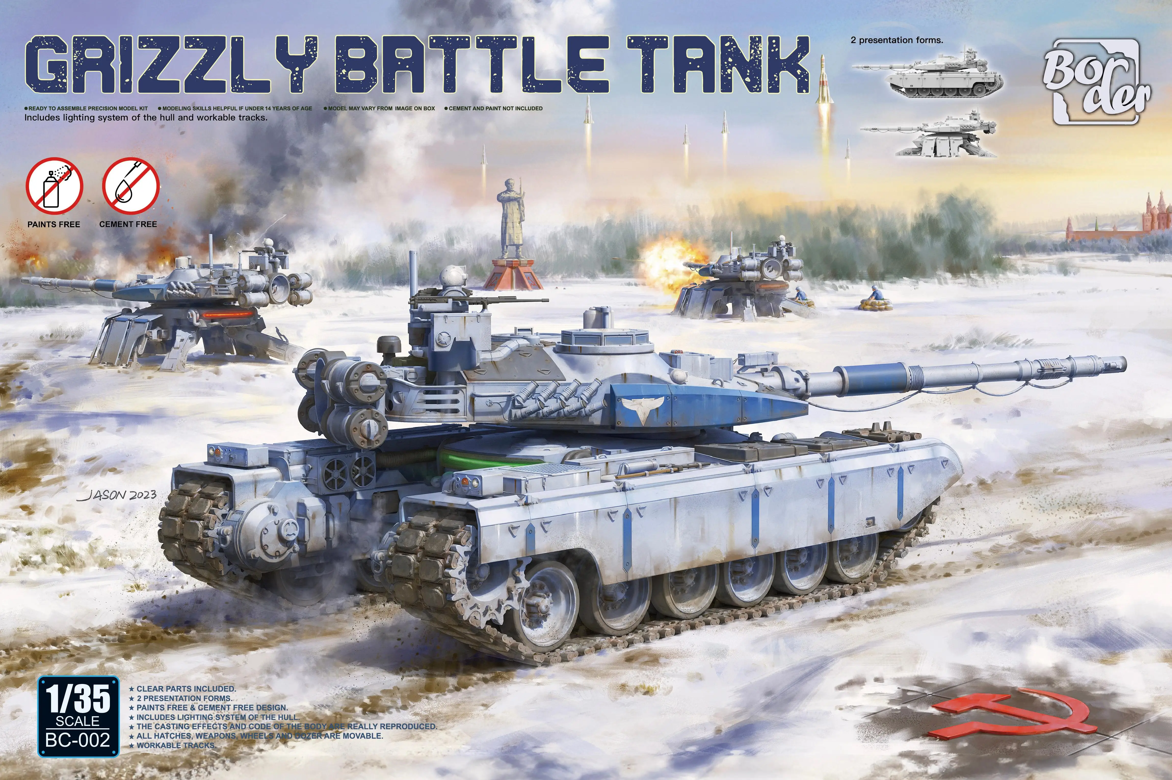 

Бордюрная версия 1/35 гризли BRTTLE TRNK