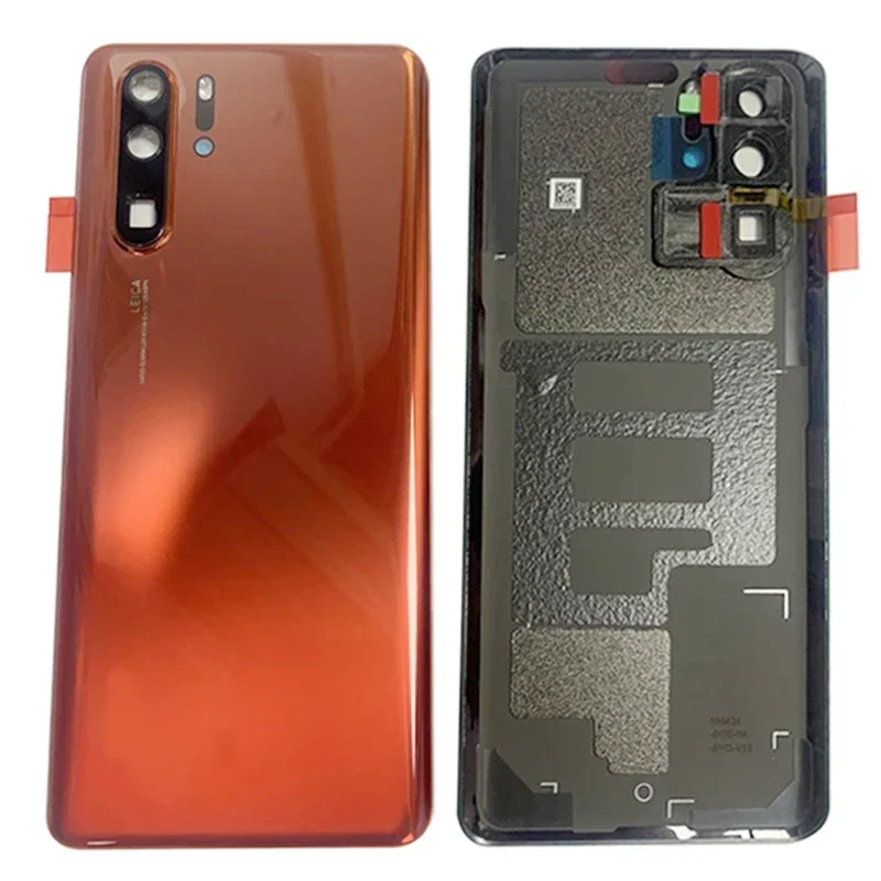 Back Cover For Huawei P30 Pro Battery Cover Rear Door Glass Housing Case with Camera Frame Replacement Parts