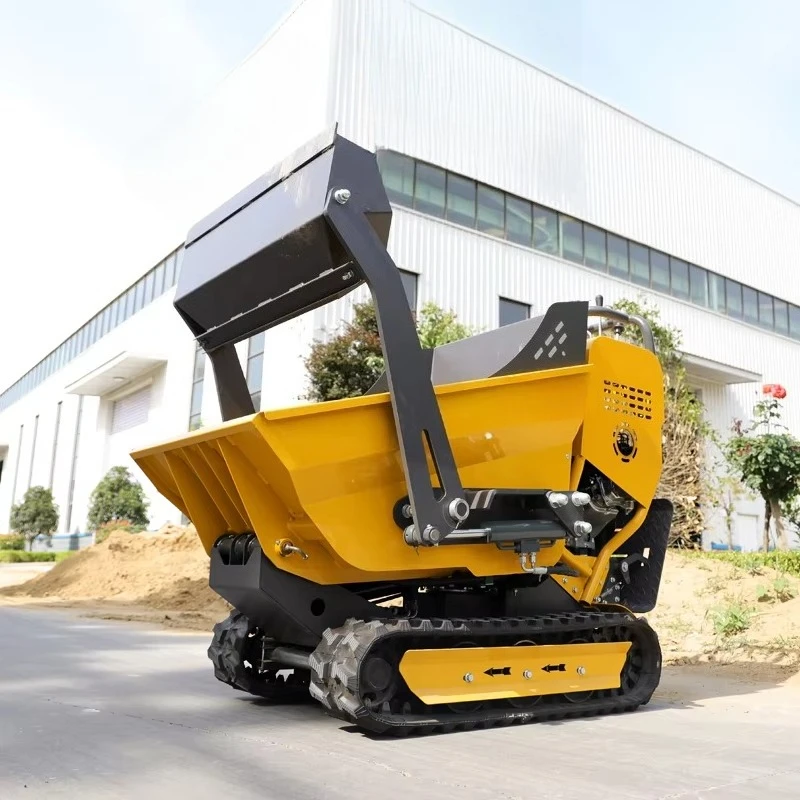 500kg EURO 5 Self Loading Mini Crawler Dumper Hot Selling Model For Europe America Small Household Track Dumper For Sale
