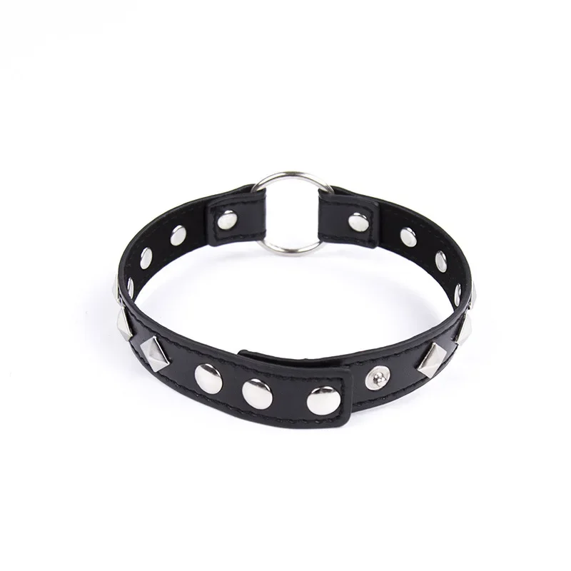 Role Play Couples Flirting Men Women Gay Party Gift Sexy Punk Necklace Accessories For Fetish Bdsm Collar Bondage