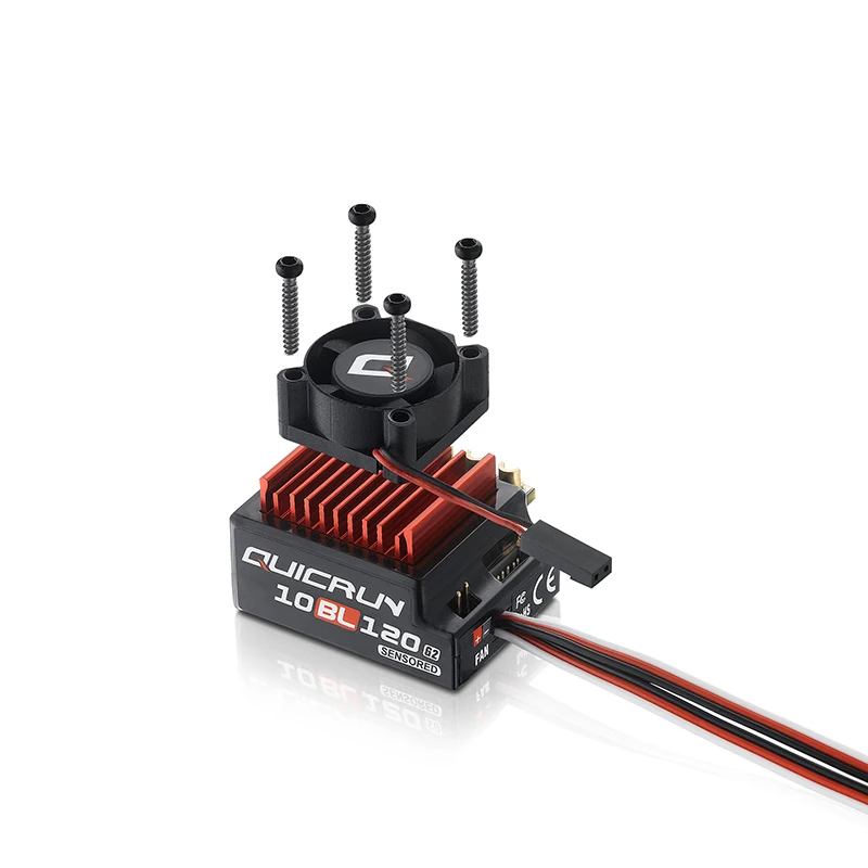 HOT HOBBYWING QuicRun 3650SD G2 Motore Brushless A Induzione E QUICRUN 10BL120-SENSORED G2 Per 1/10 RC Auto