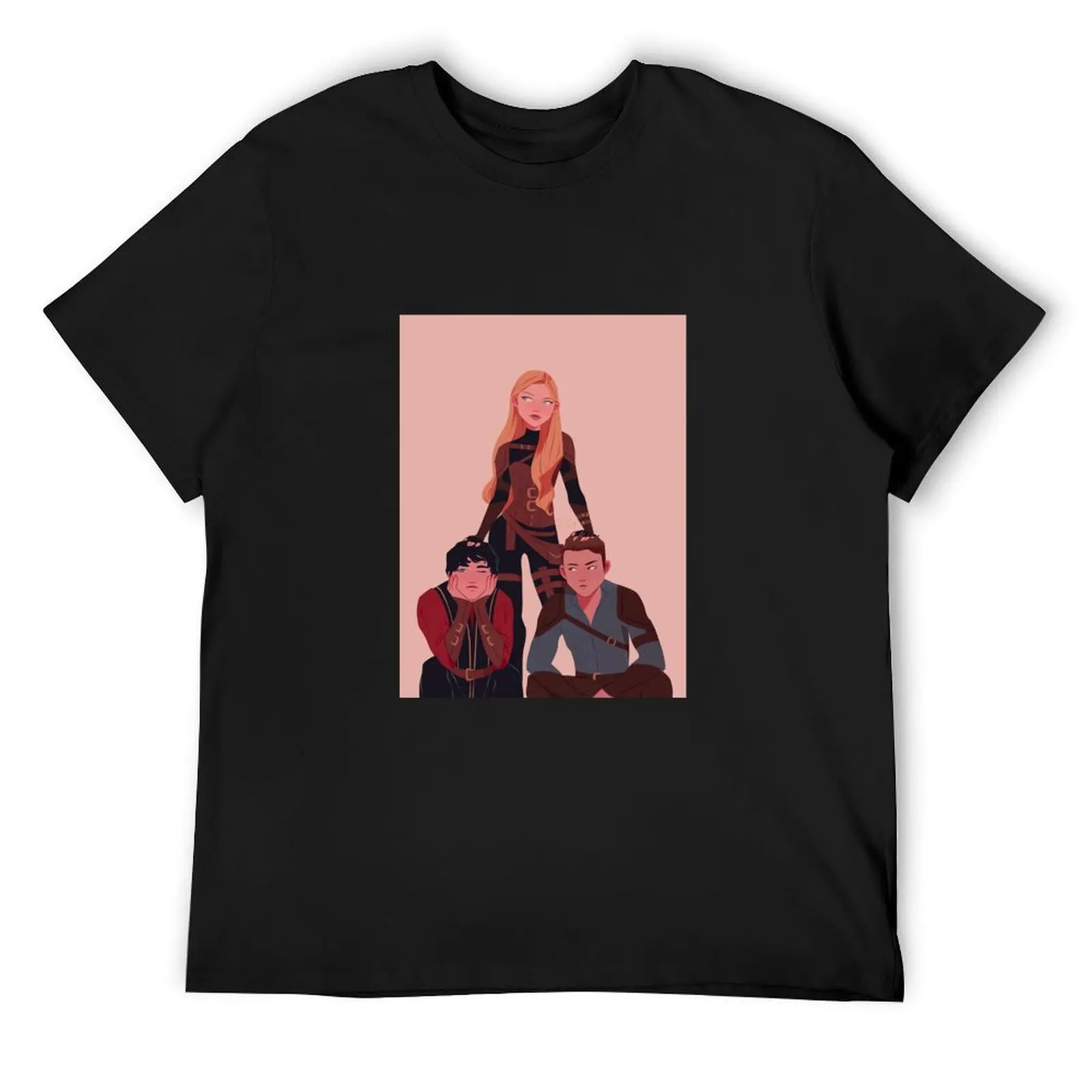 

The Golden Trio T-Shirt customs oversized graphic tee quick-drying clothes for men