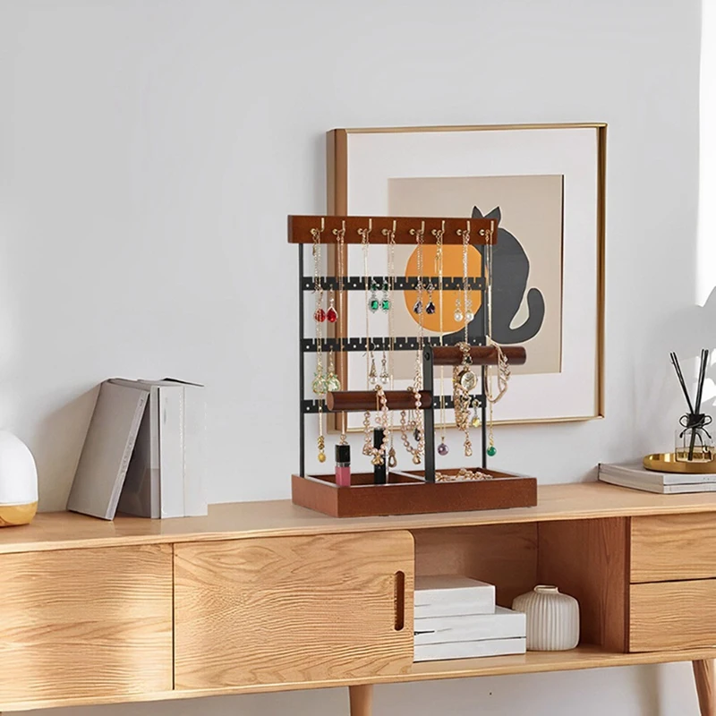 Double Axis Jewelry Rack Bracelet Necklace Jewelry Display Rack Fine Workmanship