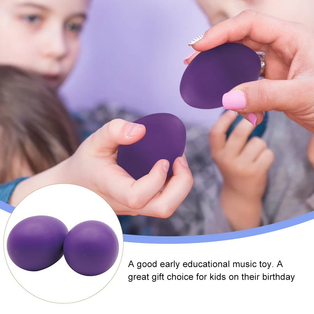 

4Pcs African Drum Egg Music Percussion Early Education Kids Musical Egg Shakers for Toddlers Hand Eye Coordination Development