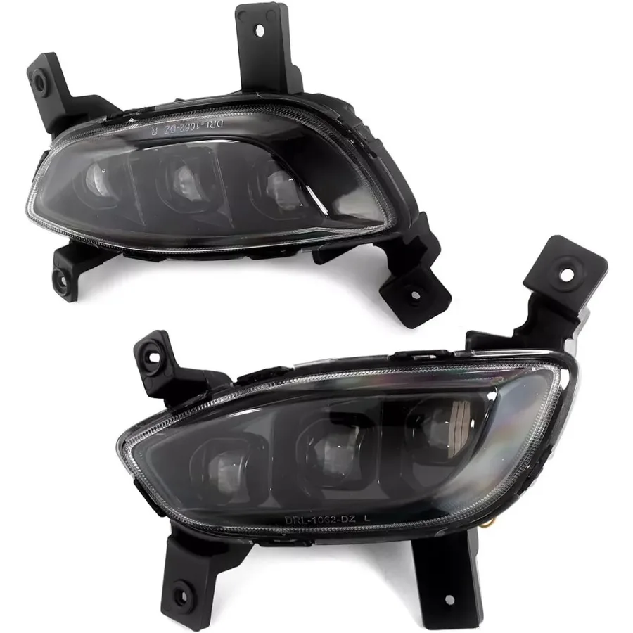 2 قطعة LED المصد الأمامي مصابيح الضباب الخفيفة متوافقة مع كيا ريو سيدان 20122015 أضواء قيادة السيارات مع وظيفة إشارة الانعطاف