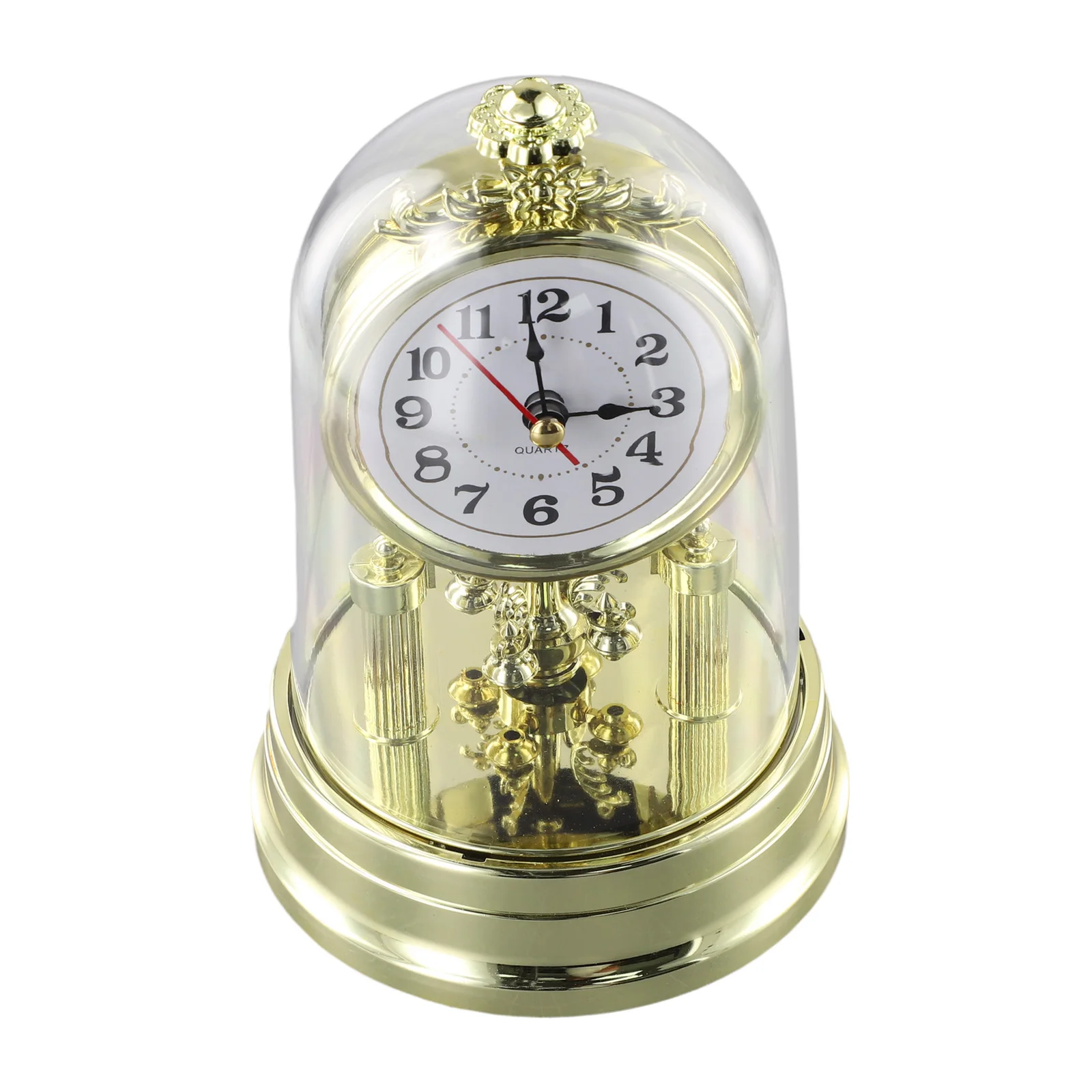 Vintage Clock European Style Antique Clock Retro Style Table Clock with Pendulum and Chime Antique Vintage Design view 3