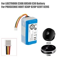 Original 14.8V 3500mAh Battery for LIECTROUX C30B Robot Vacuum Cleaner INR18650 M26-4S1P Rechargeable Li-ion