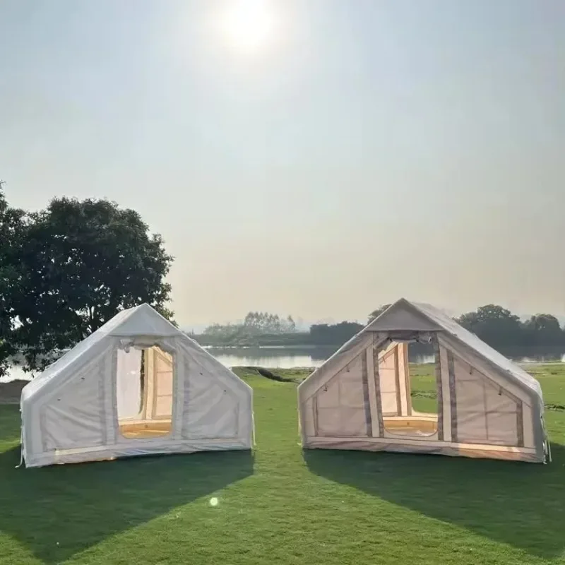 

Factory Hot Selling House Cabin large Cheap 4 Seasons Dome Glamping Tents Camping Inflatable Outdoor Air Tent