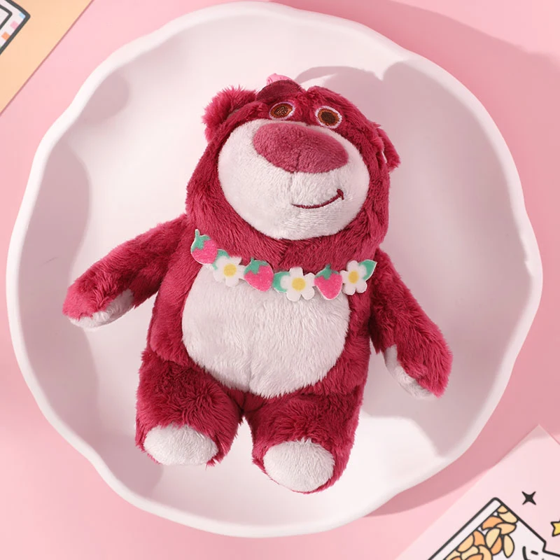 Disney Lotso peluche zaino ciondolo bambola portachiavi cartone animato e simpatico regalo di compleanno giocattolo per bambini