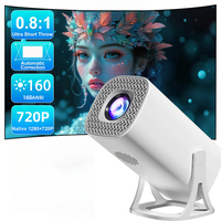 S40Projector 4K HD Android 11 Wifi6 BT5.4 160ANSI Allwinner H713 Portable Smart Home Theater  Projector, Upgrated HY300