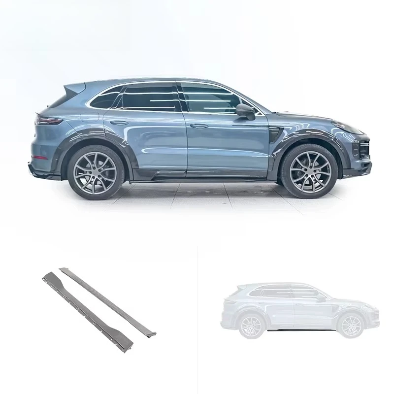 

Модифицированные карбоновые боковые пороги для Porsche Cayenne 2018-2023 9Y0, комплект для тюнинга кузова MSY