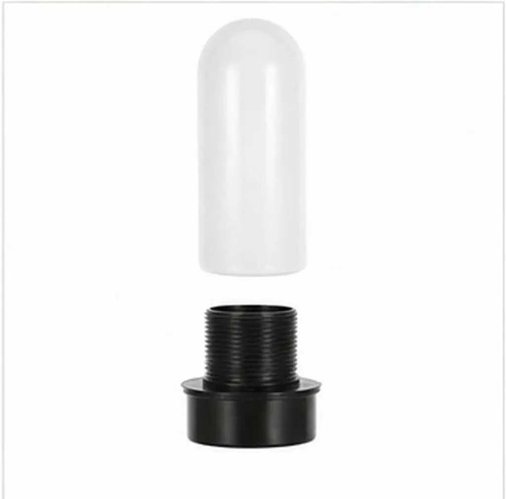 Outdoor Garden Cylindrical Lamp Shade Threaded Light Cover Replacement Modern Decorative Lampshade for Porch Street Patio