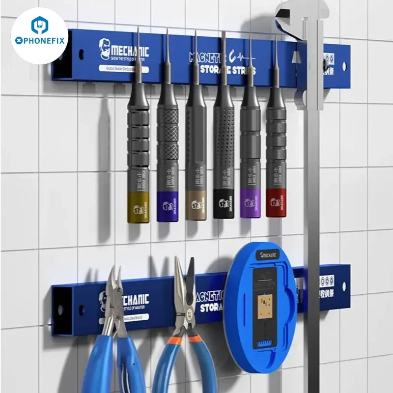 磁気ツールホルダーヘビーデューティマグネットツールバーストリップラック強力な金属オーガナイザー収納ラック 25 センチメートル