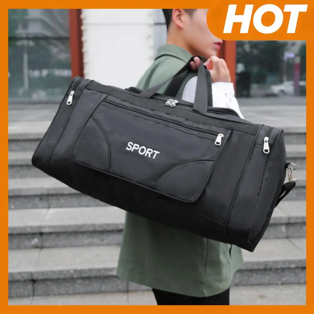 

Oxford Fitness Bag Waterproof Fitness Training Bag Multifunctional Wear-resistant Adjustable Shoulder Strap for Outdoor Football