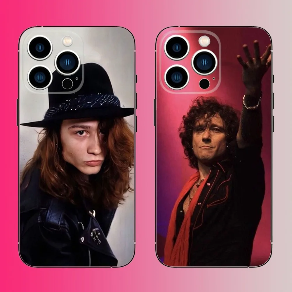 Enrique Bunbury Rock Star Phone Case For iPhone 16,15,14,13,12,11,Pro,Max,Plus,Mini,X,XS,XR,8,7,6,S,SE Soft Black Case