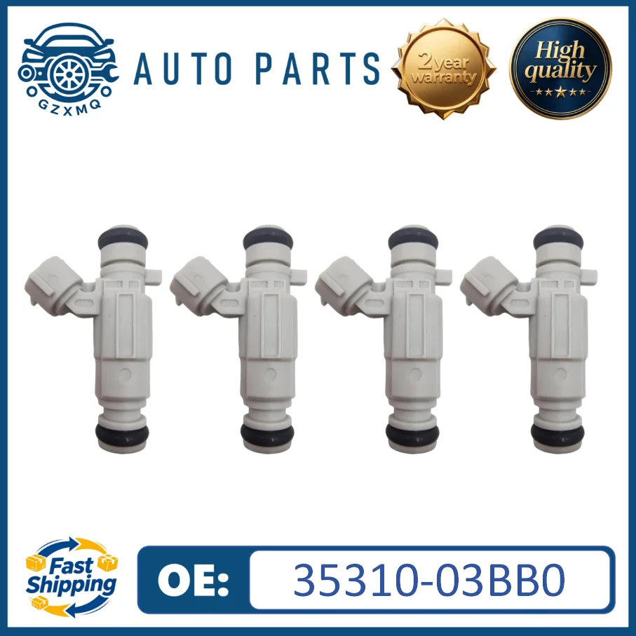 4pcs 35310-03BB0 Fuel Injectors For Hyundai I10 Kia Picanto 1.0 1.2