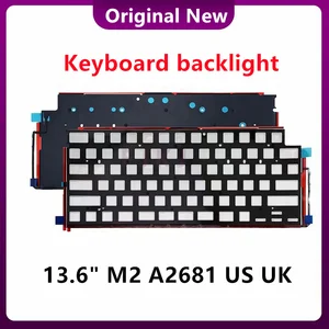 Genuine for MacBook Air Retina 13.6" M2 A2681 US English Keyboard backlight Replacement Laptop New A2681 UK Keyboard Backlight