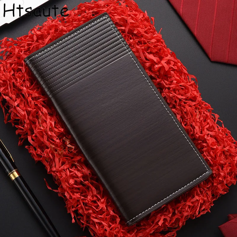 Soft PU Leather Wallet Men's Large Capacity Wallets Man Small card holder Wallets Balck Short Purse for Male carteras de mujer
