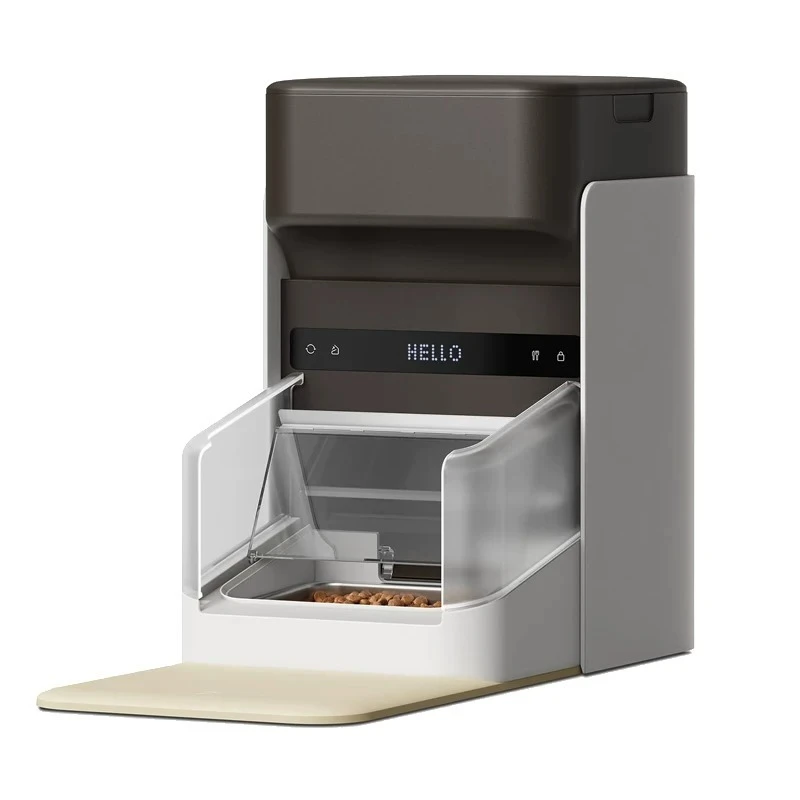 Automatic Pet Feeder with Motion Sensor—Cat and Dog Food Dispenser—Precise Feeding to Prevent Sneaking Food