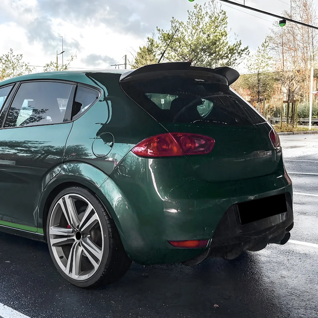 

Задний спойлер на крышу для Seat Leon MK2 2009-2012, 4-дверный хэтчбек, фиксированный спойлер, тюнинг кузова