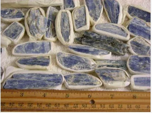 

Kyanite crystal sticks blue all natural crystal kyanite 5 stick lots