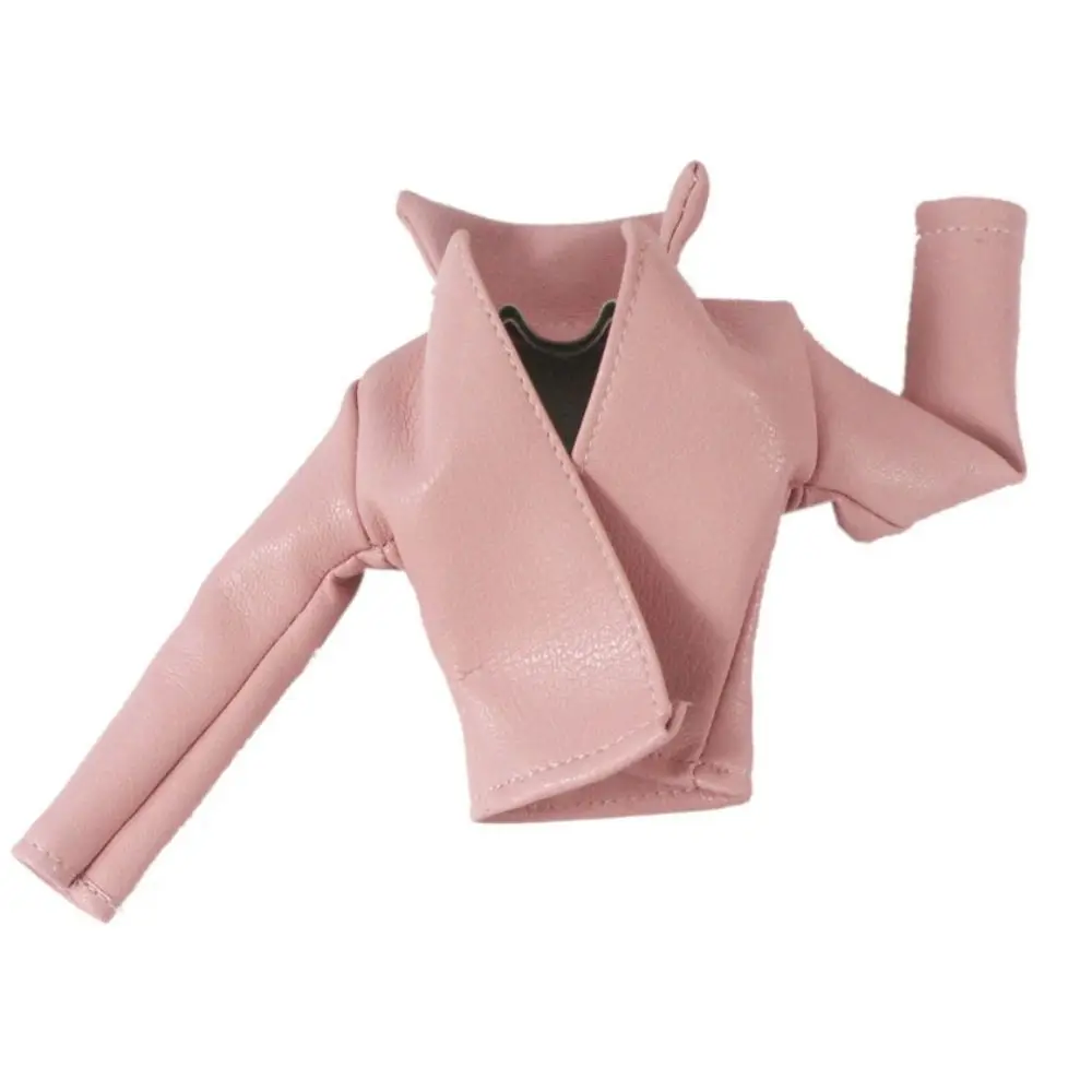 

High Quality PU Leather Dolls Jacket DIY 10 Colors Casual Wear Coat Fashion Motorcycle Casual Jacket 1/6 BJD Dolls/30cm Dolls