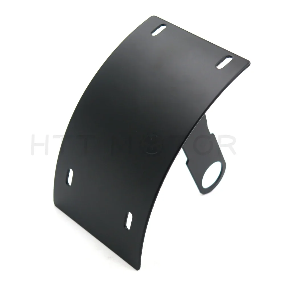 

for All Motorcycles with A 1" Axle Aftermarket Motor Parts Curved License Plate Relocator Frame Bracket Mount Tag Holder