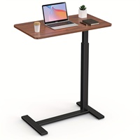 Bedside Tables, Adjustable Bedside Tables for Hospital and Home Use, Rolling Laptop Tables, Mobile Standing Desks