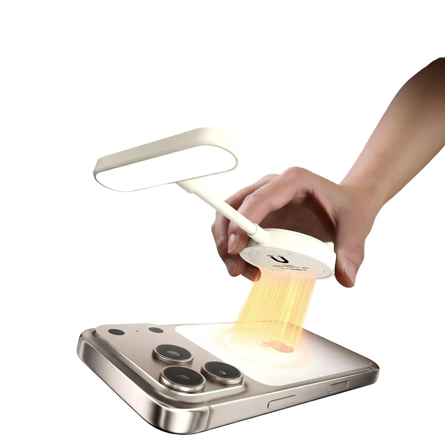 For XTEINK X3 X4 LED Reading Light E-Ink E-Reader 3 in 1 Portable Phone Stand Ring LightMagSafe Pocket Selfie Vlog Streaming