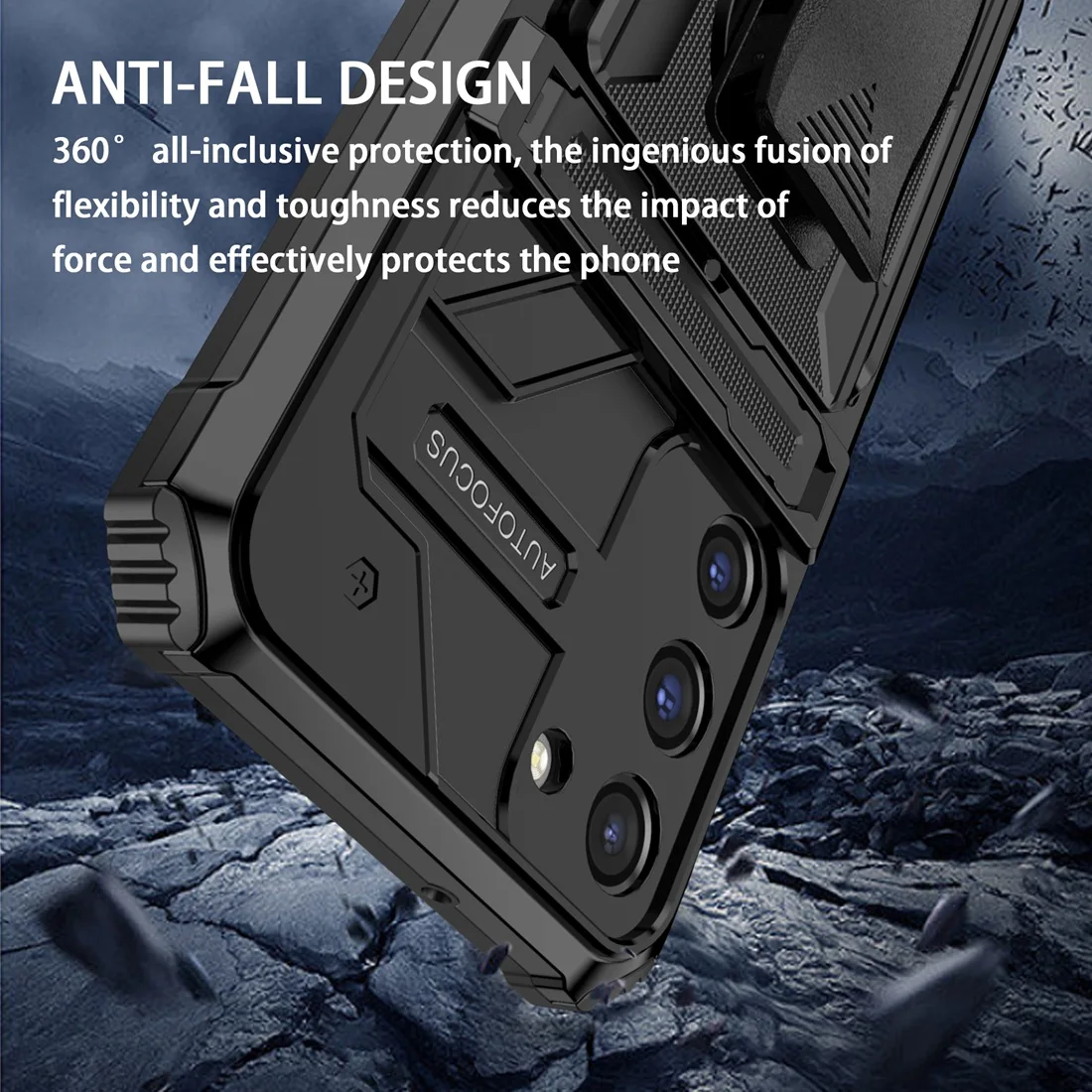 Combo Shell & Holster For Galaxy A33 5G Case ,Slim Shell Cover Kickstand Swivel Belt Clip For Samsung Galaxy A53 5G Case